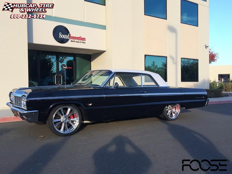 vehicle gallery/1964 chevrolet impala foose knuckle f237 20X0  Polished wheels and rims